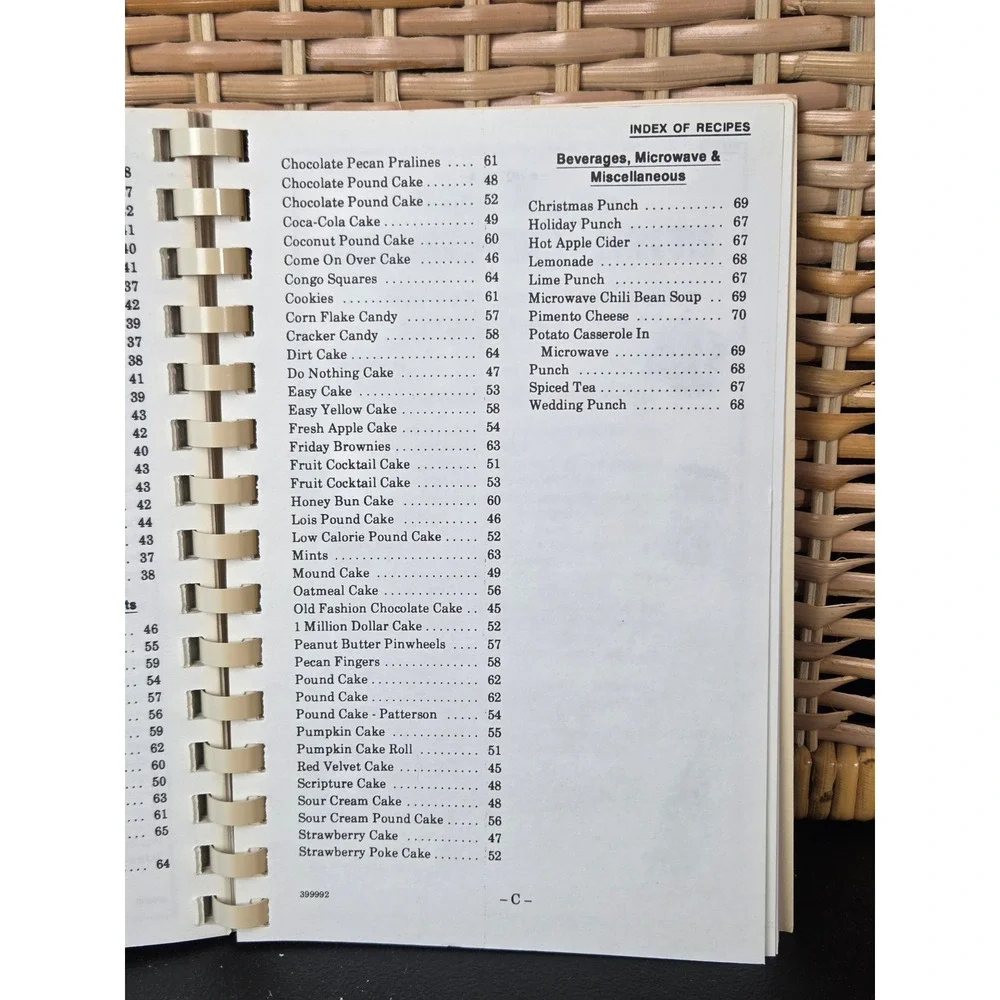 Gospel View Baptist Church Cookbook Recipe Book Dobson, NC